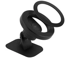 UNIQ automobilinis magnetinis telefono laikiklis TrelixCar Dash Mount juodos spalvos