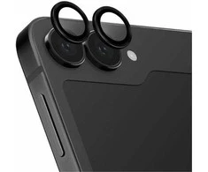 UNIQ Optix Aliuminio Camera Lens Protector Samsung Galaxy Z Flip6 F741 midnight juodas su aplkatoiumi