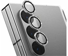 UNIQ Optix Aliuminio Camera Lens Protector Samsung Galaxy Z Fold6 F956 sterling sidabrinis su aplkatoiumi