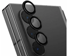UNIQ Optix Aliuminio Camera LensProtector Samsung Galaxy Z Fold6 F956 shimmer juodas su aplkatoiumi