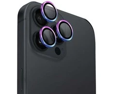 UNIQ Optix Aliuminio Camera Lens Protector Apple iPhone 16 Pro 6.3" / 16 Pro Max 6.9" iridescent su aplkatoiumi