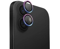UNIQ Optix Aliuminio Camera Lens Protector Apple iPhone 16 6.1" / 16 Plus 6.7" iridescent su aplikatoriumi