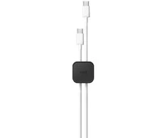 UNIQ Pod self-adhesive cable organizer 8vnt charcoal dark pilkos spalvos