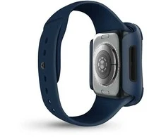 Išmaniojo laikrodžio Apple Watch 4/5/6/SE ekrano rėmelis, Mėlynos spalvos, 44mm