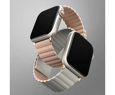 UNIQ apyrankė Revix Apple Watch Series1/2/3/4/5/6/7/8/9/SE/SE2/Ultra/Ultra 2 42/44/45/49mm. Reversible Magnetic rožinės spalvos