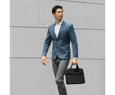 UNIQ krepšys Stockholm laptop 16″ mėlynos spalvos