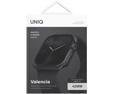 Dėklas UNIQ Valencia case Apple Watch Series 42mm midnight juodas