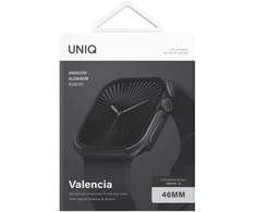 Dėklas UNIQ Valencia case Apple Watch Series 46mm midnight juodas