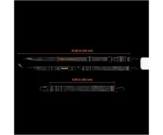Spigen DA30M Universal Lanyard Strap Crossbody juodos spalvos