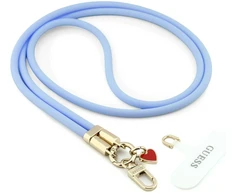 Universalus pavadėlis Guess Universal CBDY Silicone Script Charm mėlynas