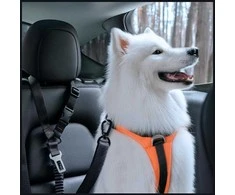 Spigen PS100 Universal Car Seat Belt Holder for pets juodos spalvos