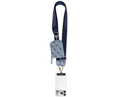 Universali smycz su portfelem Guess 4G Metal Logo mėlyna