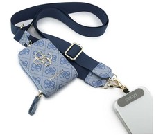 Universali smycz su portfelem Guess 4G Metal Logo mėlyna