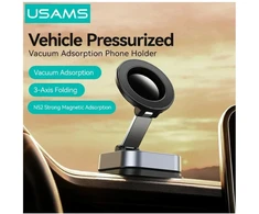 Universalus telefono laikiklis USAMS ZJ093 magnetinis automobiliui, namams, biurui juoda