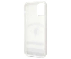 Dėklas Us Polo Assn US Polo USHCN58PCSTRB Apple iPhone 11 Pro baltos spalvos Tricolor Pattern Collection
