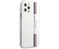 Dėklas „Us Polo Assn“ „US Polo USHCP12LPCUSSWH“ – „Apple iPhone 12 Pro Max 6,7“ baltos spalvos „Tricolor Collection“