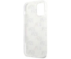 Us Polo Assn US Polo USHCP12SPCUSPA6 Apple iPhone 12 mini 5,4" telefono dėklas baltos spalvos Logo Mania Collection