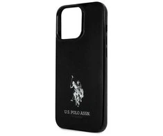 Us Polo Assn US Polo USHCP13XUMHK Apple iPhone 13 Pro Max 6,7″ juodos spalvos kietas dėklas Horses Logo