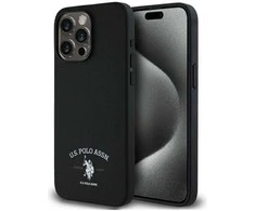 Us Polo Assn US Polo USHCP15XPARK Apple iPhone 15 Pro Max 6,7" dėklas telefonui juodos spalvos Printed DH Logo