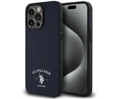 Us Polo Assn US Polo USHCP15XPARV Apple iPhone 15 Pro Max 6,7" dėklas telefonui mėlynos spalvos Printed DH Logo
