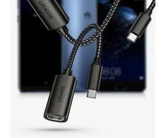 Adapteris USB Usams SJ282HD01 USB-C - HDMI Juodas (63657-uniw)