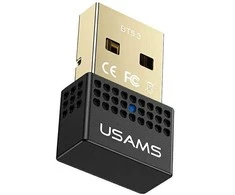 USAMS Bluetooth USB Adapteris juodas ZB285SPQ01 (US-ZB285)