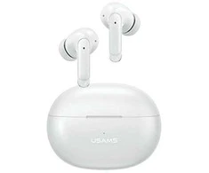USAMS ausinės Bluetooth 5.3 TWS X-don series belaidės baltos spalvos BHUENCXD02 (US-XD19)