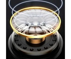 USAMS Stereo Ausinės EP-43 metal USB-C juodos spalvos HSEP4301