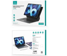 USAMS Apple iPad Pro 11" juodos spalvos dėklas planšetiniam kompiuteriui su klaviatūra Miaoke Series IPP109MG01 (US-BH875)