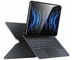 USAMS Apple iPad Pro 11" juodos spalvos dėklas planšetiniam kompiuteriui su klaviatūra Miaoke Series IPP109MG01 (US-BH875)