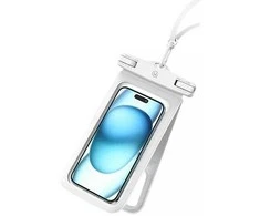 USAMS vandeniui atsparus dėklas 6.7" IP68 baltos spalvos FSD1402 (YD014)