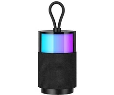 USAMS kolonėlė Bluetooth 5.3 YIN Series juodos spalvos YX12YX01 (US-YX012)