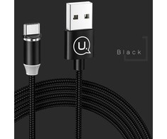 USB Usams USB-A – USB-C laidas 1 m juodas (63741-uniw)