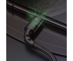 USAMS pintas U26 USB-C kabelis 1m (1 vnt. komplekte) 3A greito įkrovimo, raudonas SJ313TC02 (US-SJ313)