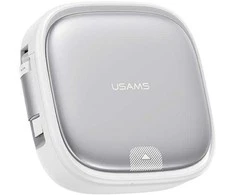 USAMS 3in1 išplečiamas kabelis su „BoxMicroUSB/USB-C/Lightning“ 60W sidabrinis SJ650USB02