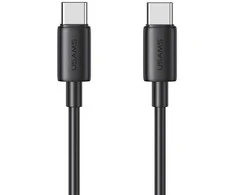 USAMS Kabelis USB-C į USB-C 60W 1m Fast Charging YD Series juodos spalvos SJ711USB01(US-SJ711)