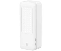 USAMS multifunkcinis telefono laikiklis su LED lempa baltos spalvos ZB26501 (US-ZB265)