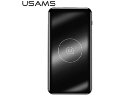 USAMS Powerbank indukcyjny PB27 10000mAhQC3.0+PD 10W Fast Charge juoda/juodas 10KCD8801 (US-CD88)