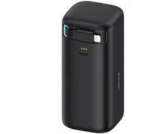 Powerbank 18000mAh PD45W Fast Charge su suvyniojamu kabeliu Lightning USAMS XMF Series 20KCD21701 (US-CD217) juodos spalvos