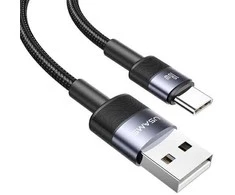 USAMS SET Kabelis USB į USB-C 3A 1.2m Fast Charging 30 vnt. SJ718ZJ01 (US-SJ718)