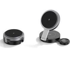 USAMS sulankstomas 3 viename 15W indukcinis telefono/Apple Watch/ausinės įkrovimas CD234WXC01 (US-CD234)