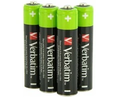 Verbatim Įkraunamos baterijos NiMH AA 2500mAh Premium HR6 4 vnt. juodos 49517
