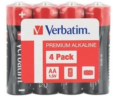 Verbatim šarminės baterijos AA LR6 4 vnt. 49501