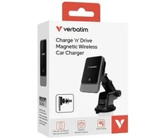Verbatim įkroviklis automobilinis n Drive 15W RGB CND-03 juodos ir sidabro spalvos 31862
