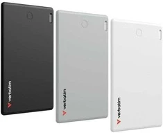 Verbatim My Finder Card Bluetooth juodas sidabrinis ir baltaas – daiktų ieškikliai 3vnt MYFCR-03BSW 32141