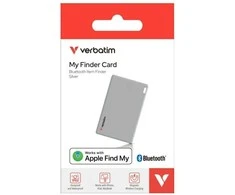Verbatim My Finder Card Bluetooth sidabro spalvos – daiktų ieškiklis MYFCR-01S 32139