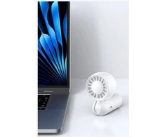 Wiatrak rankinis USAMS Folding ZB365 1200mAh rožinė