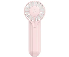 Ventiliatorius Wiatrak rankinis USAMS Mini ZB288 1200mAh rožinė