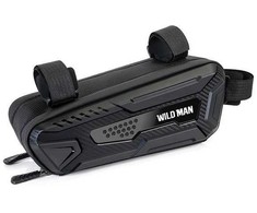 WILDMAN Bike case/holder M M40 frame bag juodos spalvos