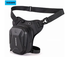 Wildman Motorcycle Leg Bag TAKEZERO MTX2 2.5L juodos spalvos